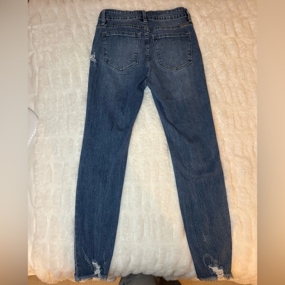 KanCan Distressed Skinny Jeans Size 7/27 - Picture 5 of 8